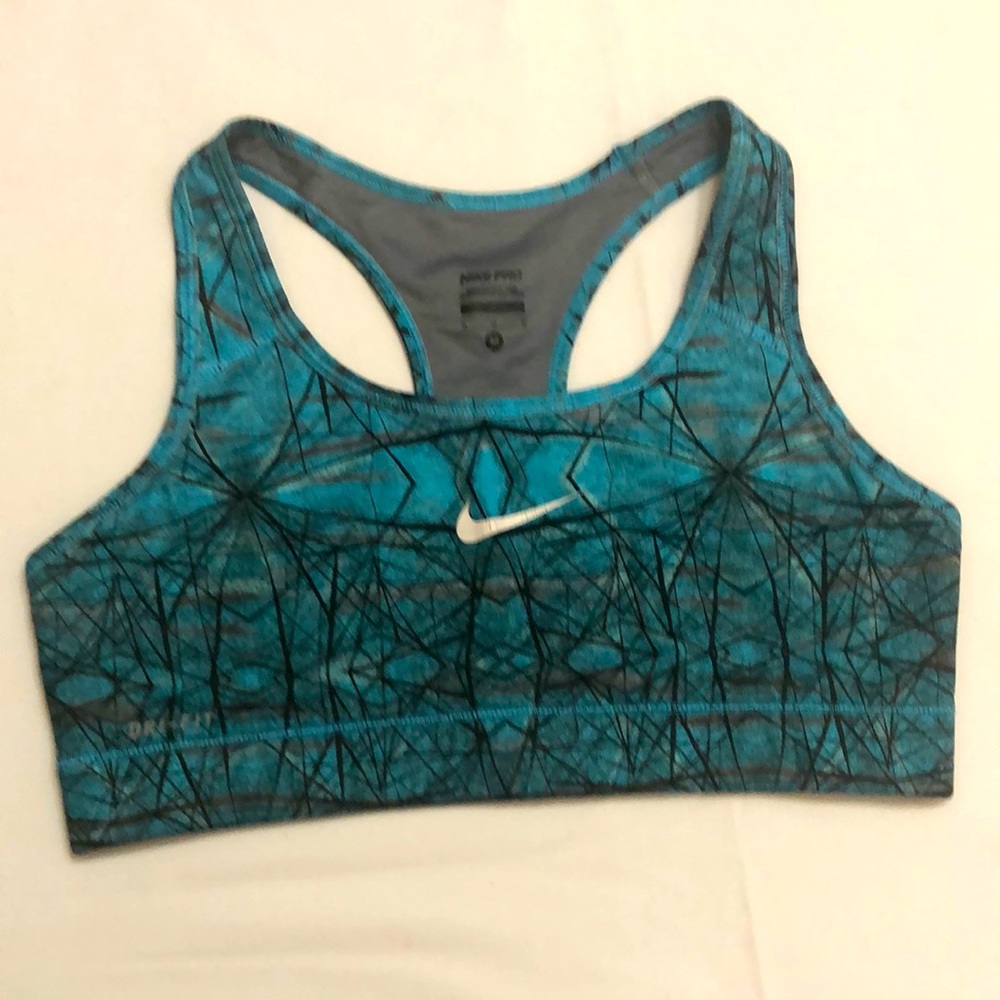 NIKE , Teal/ Black Women’s Sport Bras Sz M
